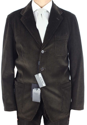 スーツ Vintage corduroy set up suit Black AO27 Generic Men's Vintage Business Casual Work Wear Black