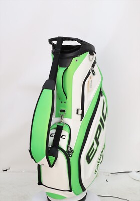 Used Callaway Epic White Green 5 Way Divide Golf Bag Stand