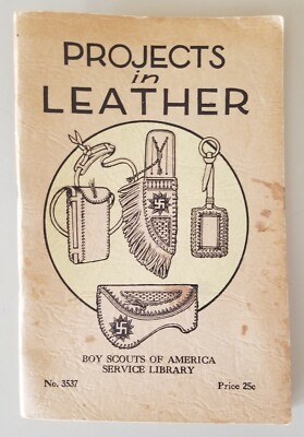 Projects in Leather BSOA Service Library No. 3537 1939 Book. [BX]