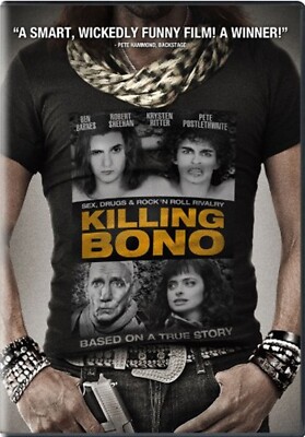 Killing Bono (DVD, 2012) New/Sealed, Ben Barnes, Robert Sheehan, Krysten Ritter