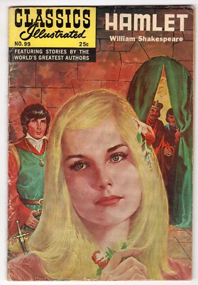 CLASSICS ILLUSTRATED #99 HAMLET William Shakespeare HRN 169 8th 1969 FINAL PRINT