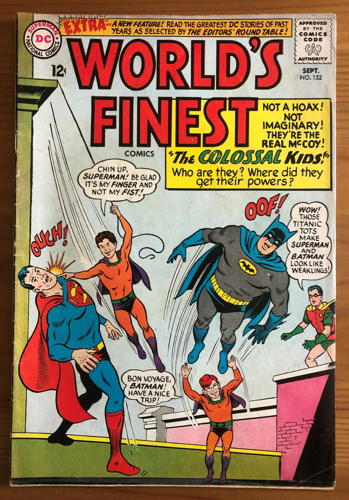 WORLD'S FINEST #152 - Silver Age Superman with Batman