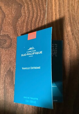 NEW Comptoir Sud Pacifique Eau de Toilette Sample Spray .05oz / 1.5ml Vanille