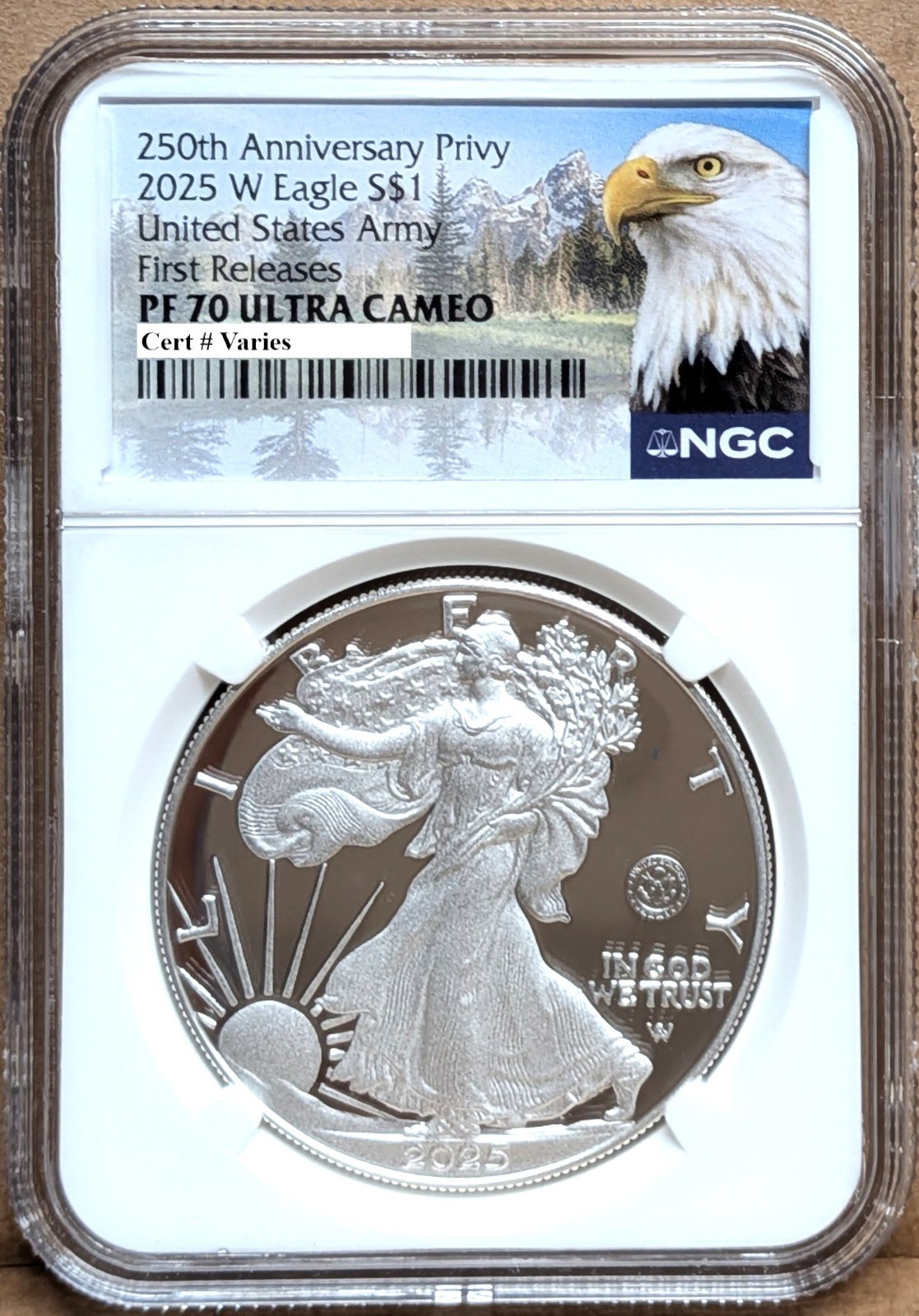2025年 アメリカ シルバーイーグル Privy NGC 【初期5万枚限定】② 2025年 アメリカ シルバーイーグル Privy NGC 【初期5万枚限定