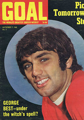 GEORGE BEST / EVERTON / JOHN HOLLINS - CHELSEAGoalNo.57Sep1968