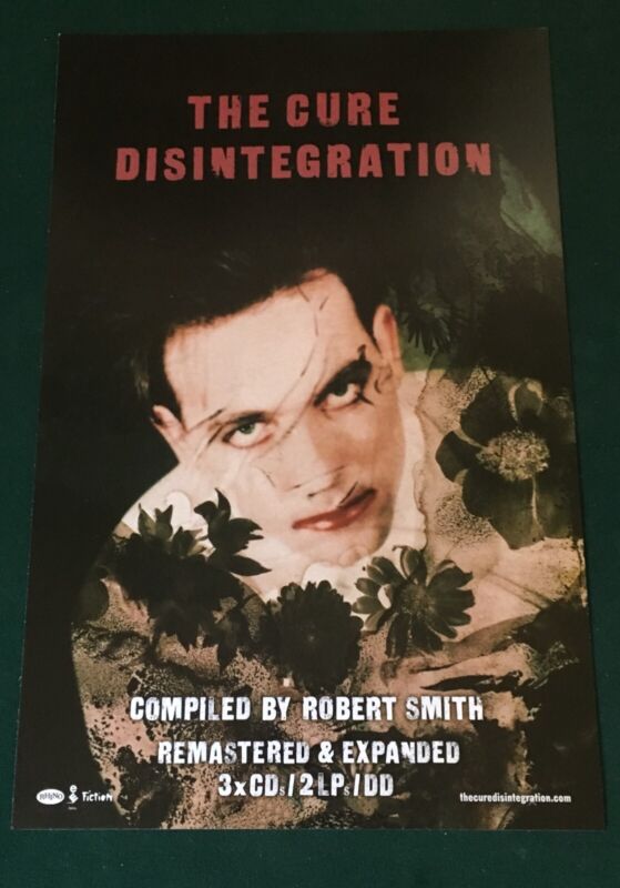 THE CURE Disintegration Rhino Elektra Promo Poster 2010 Robert Smith 11x17
