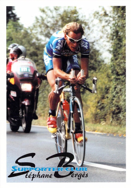 Carte Postale Cyclisme Cycliste  : Stephane Berges