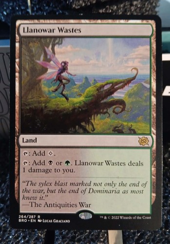 MTG ラノワールの荒原/Llanowar Wastes 英語4枚 APC【ラノワールの荒原】英語 旧枠Foilの通販 ノリー