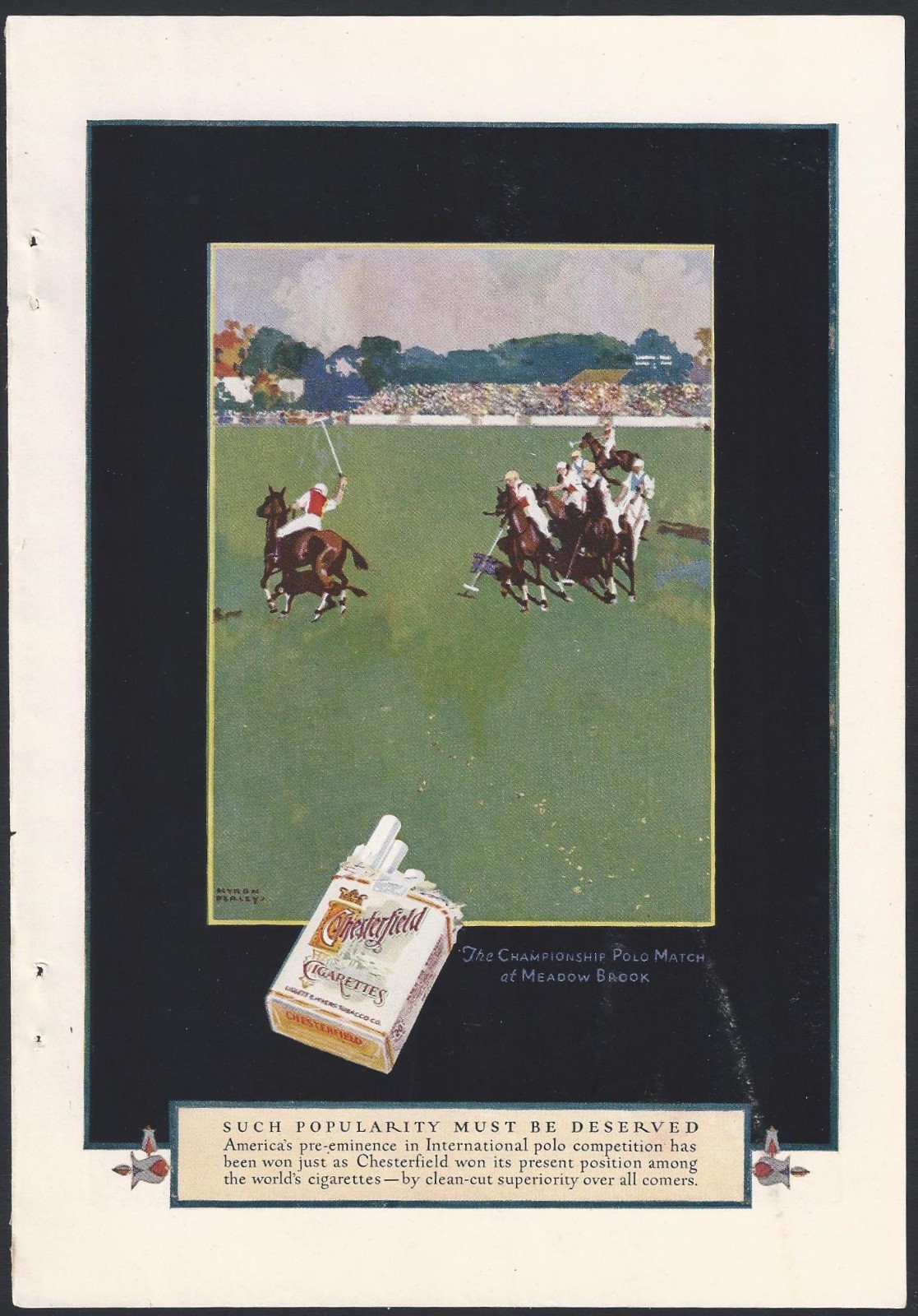 Original 1925 Ad Le Jade Perfume Cockatoos Roger & Gallet Or Chesterfield Polo