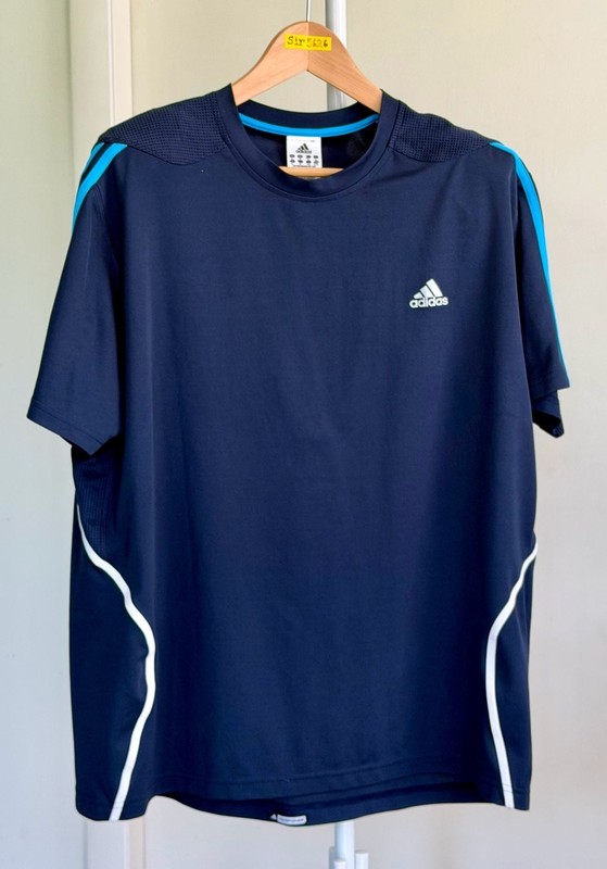 Adidas Response Navy Blue Athletic Short Sleeve T-Shirt XL