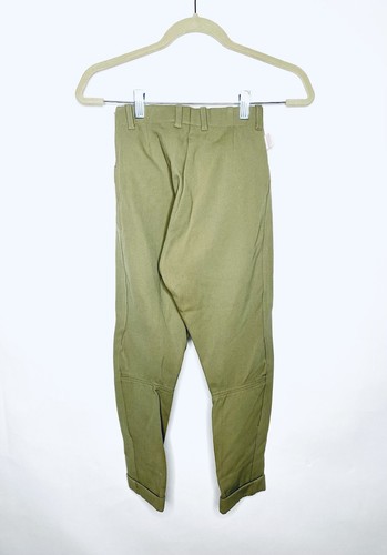 VTG The Tailored Sportsman Green Riding Habits Pants Made in USA Sz 22W X 22”L