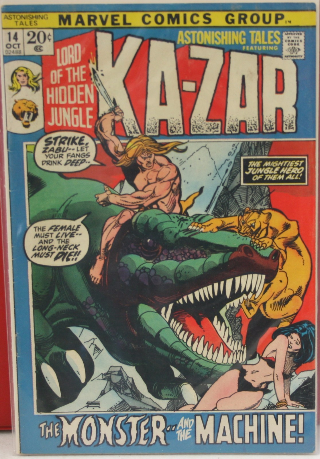 COMICS NEWS vol.4 、14 Marvel comics Group Astonishing Tales Featuring Ka-Zar 14