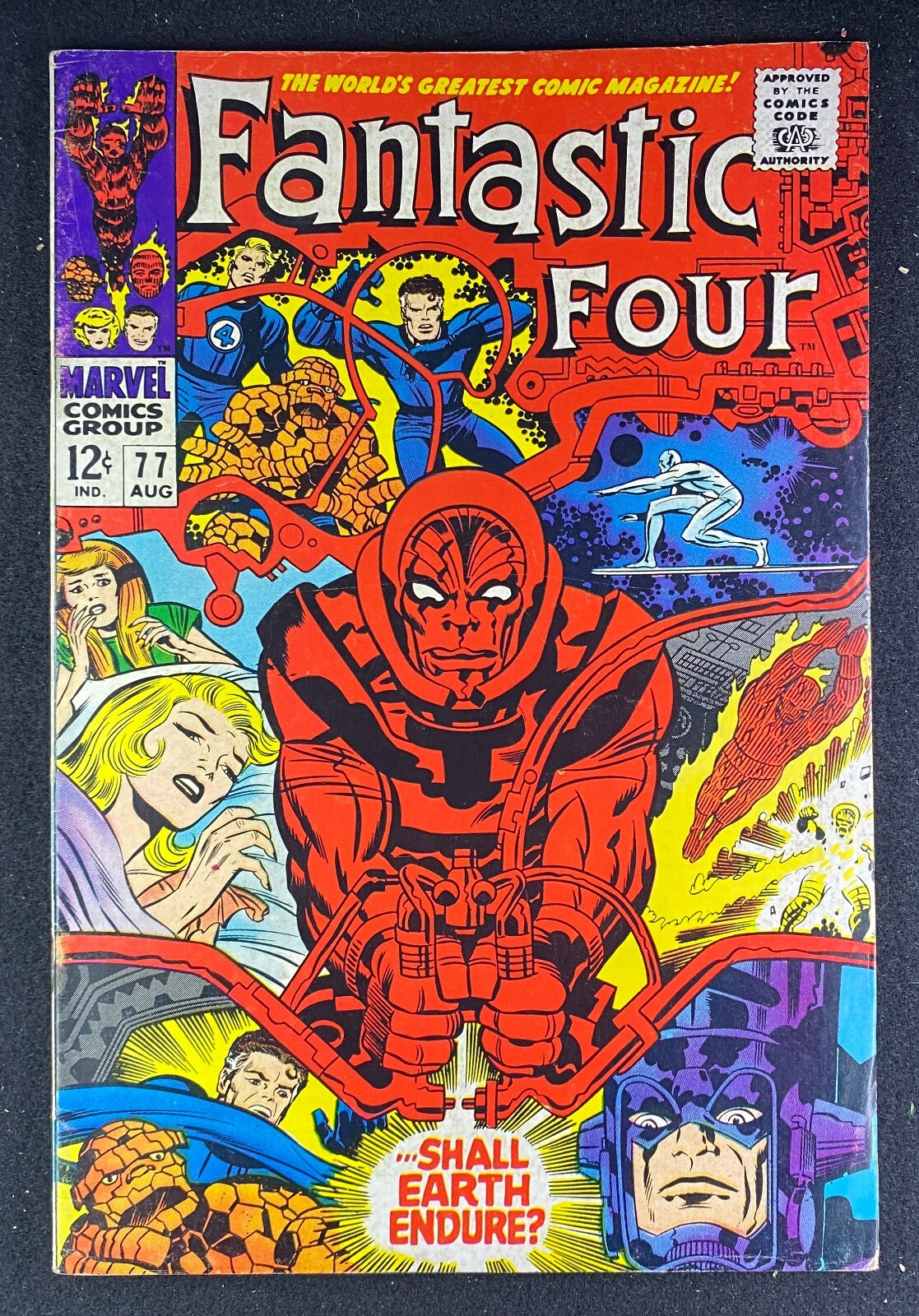 Fantastic Four #77 (1961) FN+ (6.5) Jack Kirby Cover and Art
