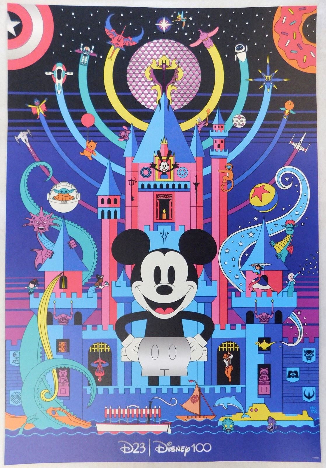 Disney D23 Expo 2022 Exclusive Gold Member Disney 100 Castle Disney D23 Expo 2022 Exclusive Gold Member Disney 100 Castle