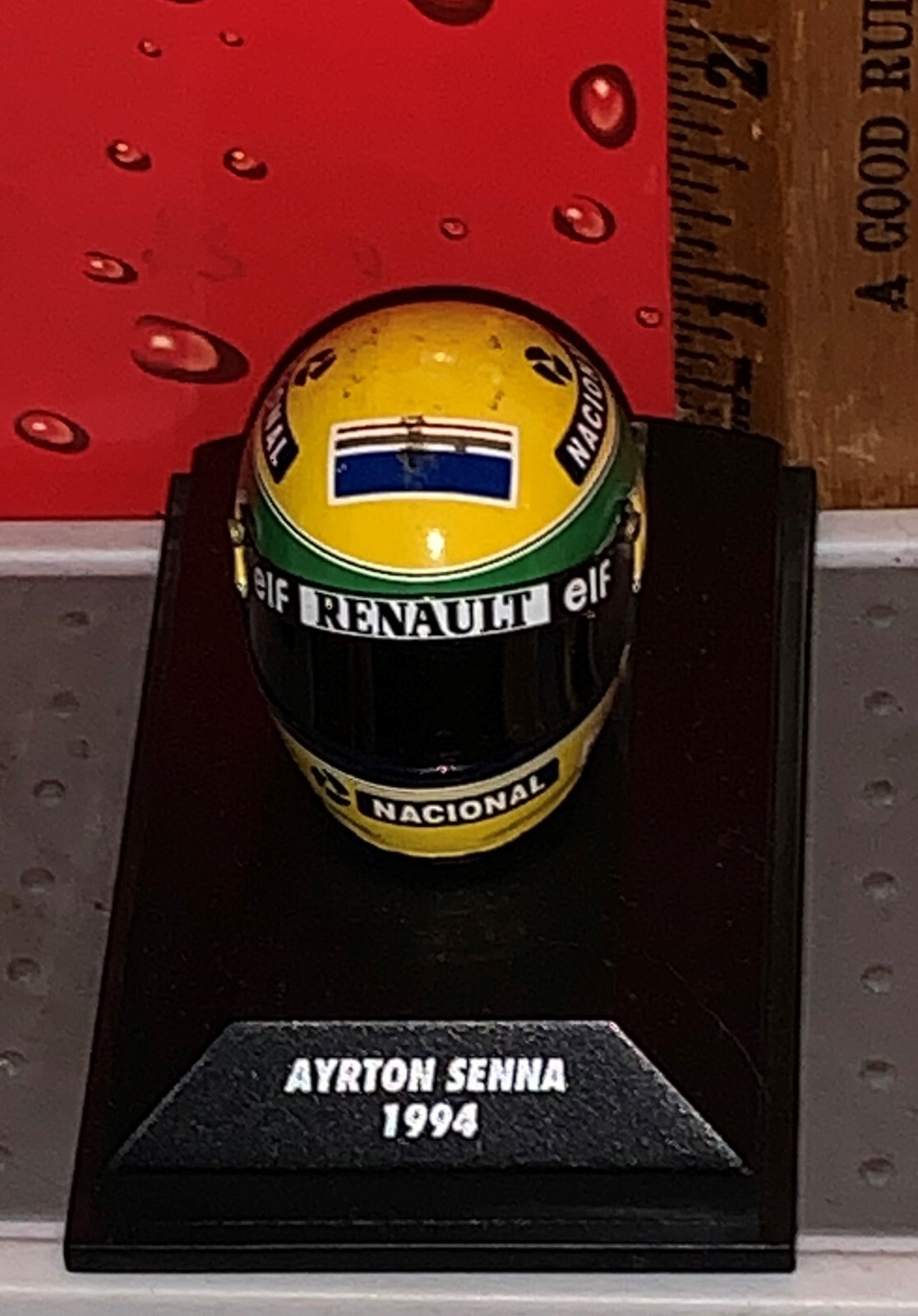 FORMULA 1 CHAMPION AYRTON SENNA 1994 MINI HELMET