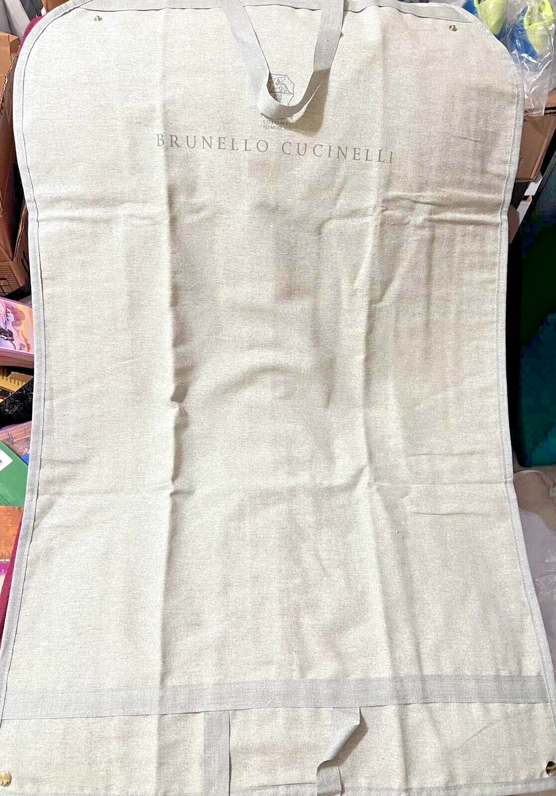 Brunello Cucinelli Garment Suit Storage Bag Gray SOLOMEI AD