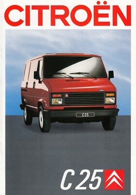 CITROEN C25 Van Luxus Bus Lieferwagen Transporter Prospekt Brochure 1989 B9