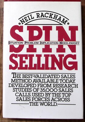 SPIN SELLING NIEL RACKHAM HARDBACK VERY GOOD  B988