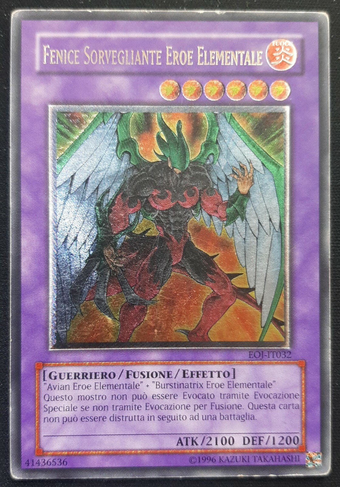 Fenice Sorvegliante Elementale EROE Eroe ELEMENTALE SORVEGLIANTE 