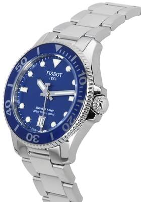 Pre-owned Tissot T-sport Quartz Diver's T120.210.11.041.00 Unisex Watch