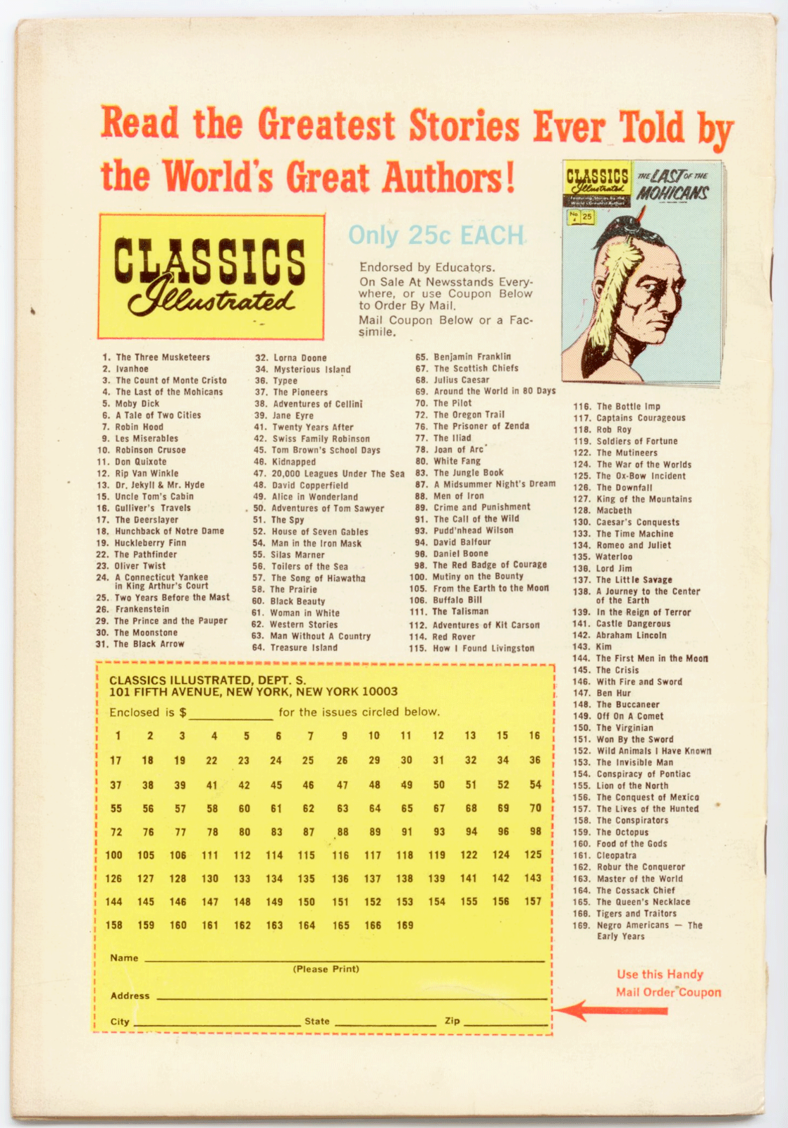 Classics Illustrated #48 HRN 169 - David Copperfield  VF 8.0