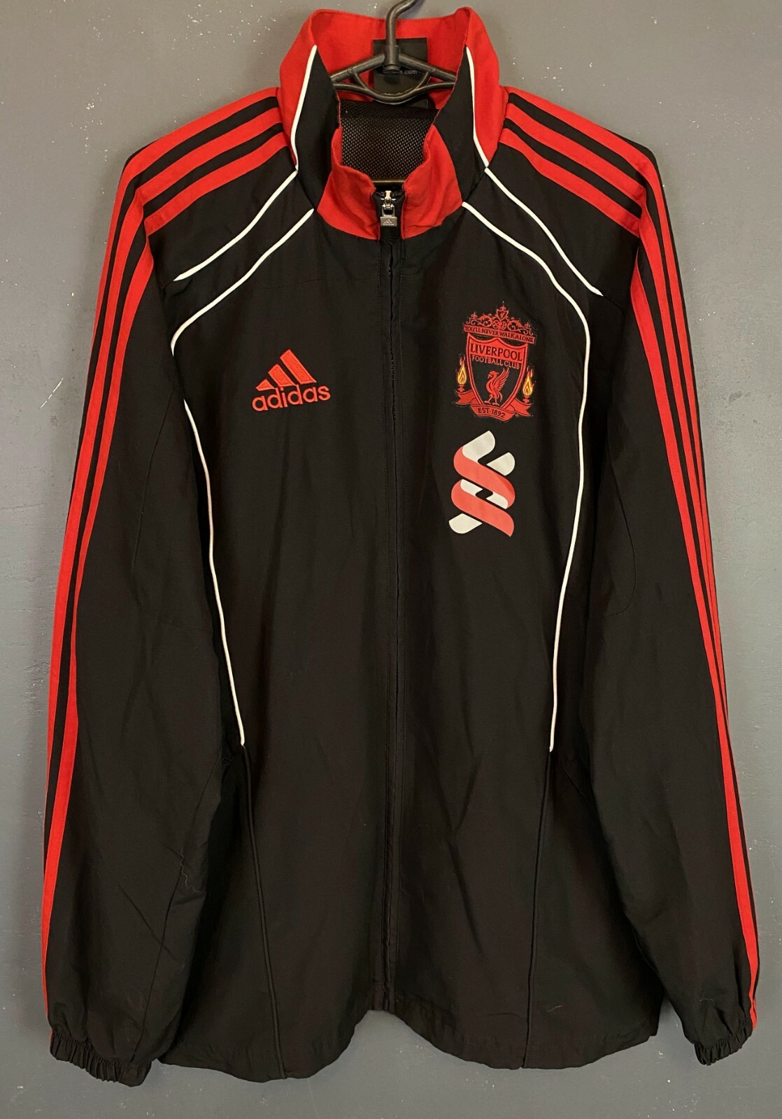MENS ADIDAS FC LIVERPOOL 2010/2011 JACKET TRACK TOP SOCCER