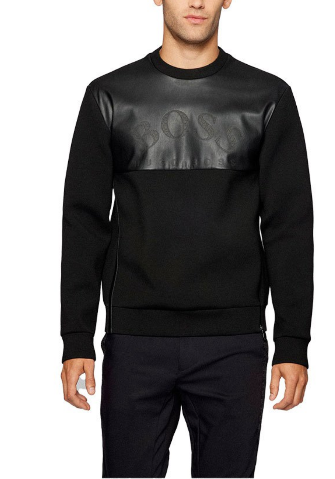 Pre-owned Hugo Boss X Ajbxng Joshua Sweater Sweatshirt Jumper Sweat Jacket Pullover In Black