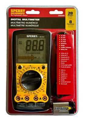 Sperry Instruments DM6400 8 Function/28 Range Digital Multimeter