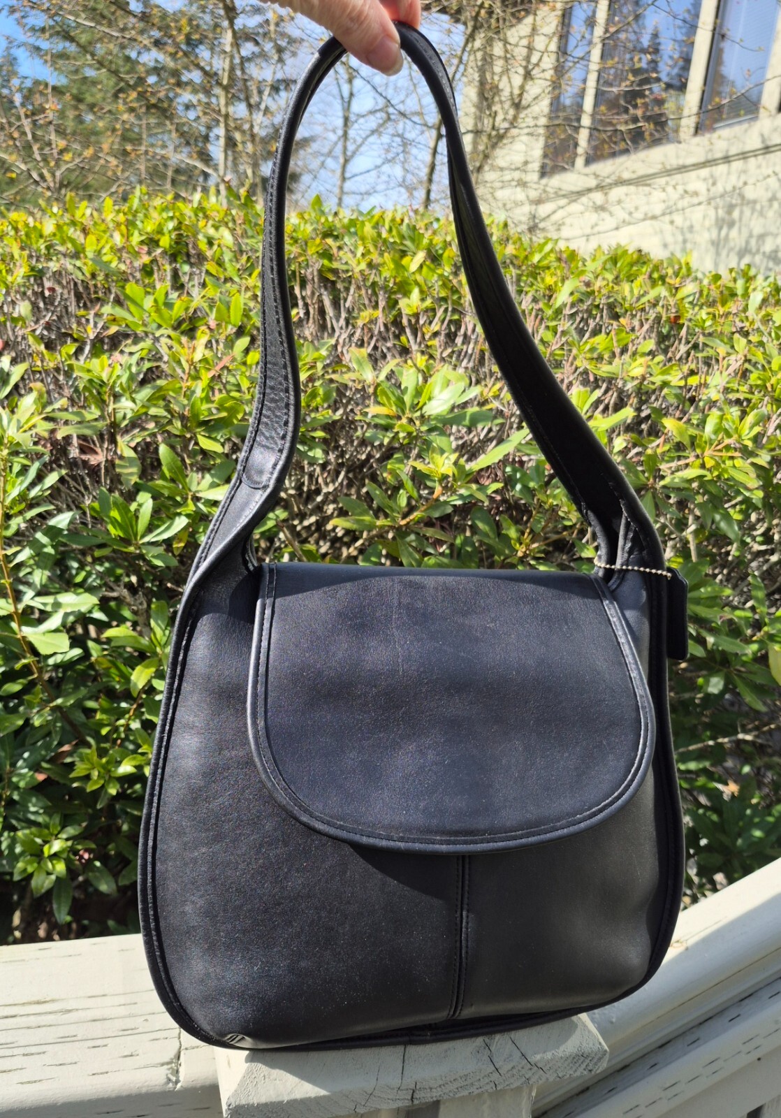 格安ショッピング OLDCOACH Flap ShoulderBag Black 4150 【公式通販】