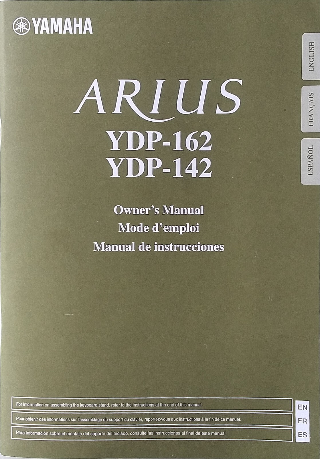 Original Operating Owner's Manual Booklet.