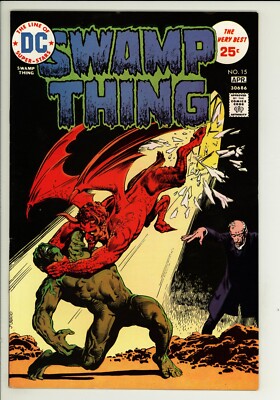 Swamp Thing 15 - Classic Bronze Horror Comic - High Grade 9.0 VF/NM