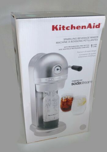 KitchenAid Sparkling Beverage Maker, Contour Silver - New in Box