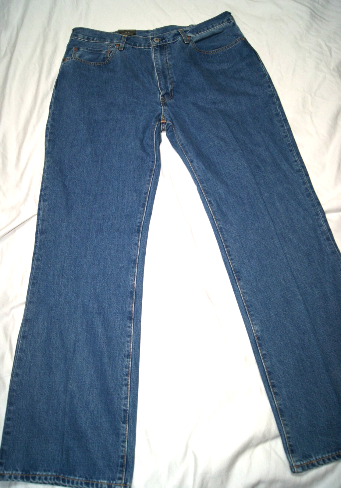 levis sta-prest 517 boot cut jeans men's 38x32 blue denim
