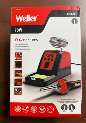 Weller WLSKD7012A Digital Soldering Station 70W Precision Iron 0.4mm - NEW