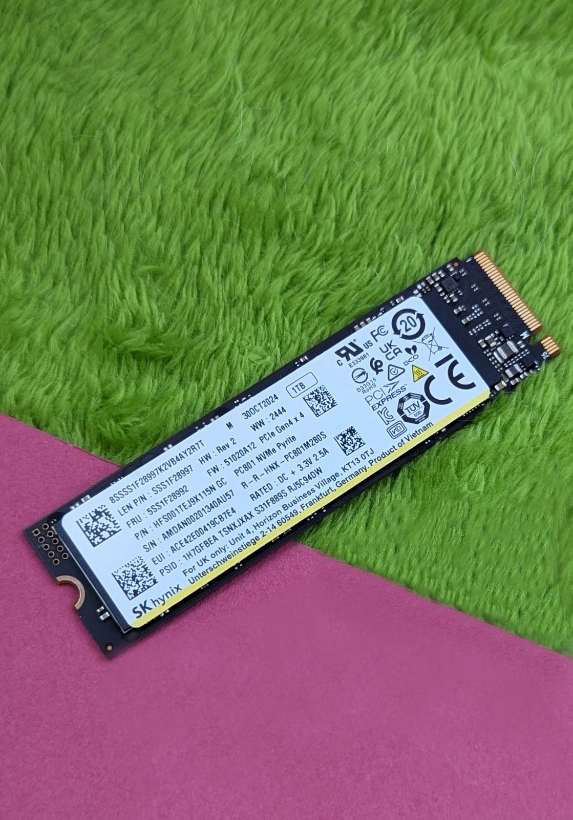 SK Hynix PC801 1TB NVMe SSD — OEM Version of Solidigm P44