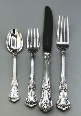 Memory Lane by Lunt Sterling Silver individual 4 Piece Place Setting