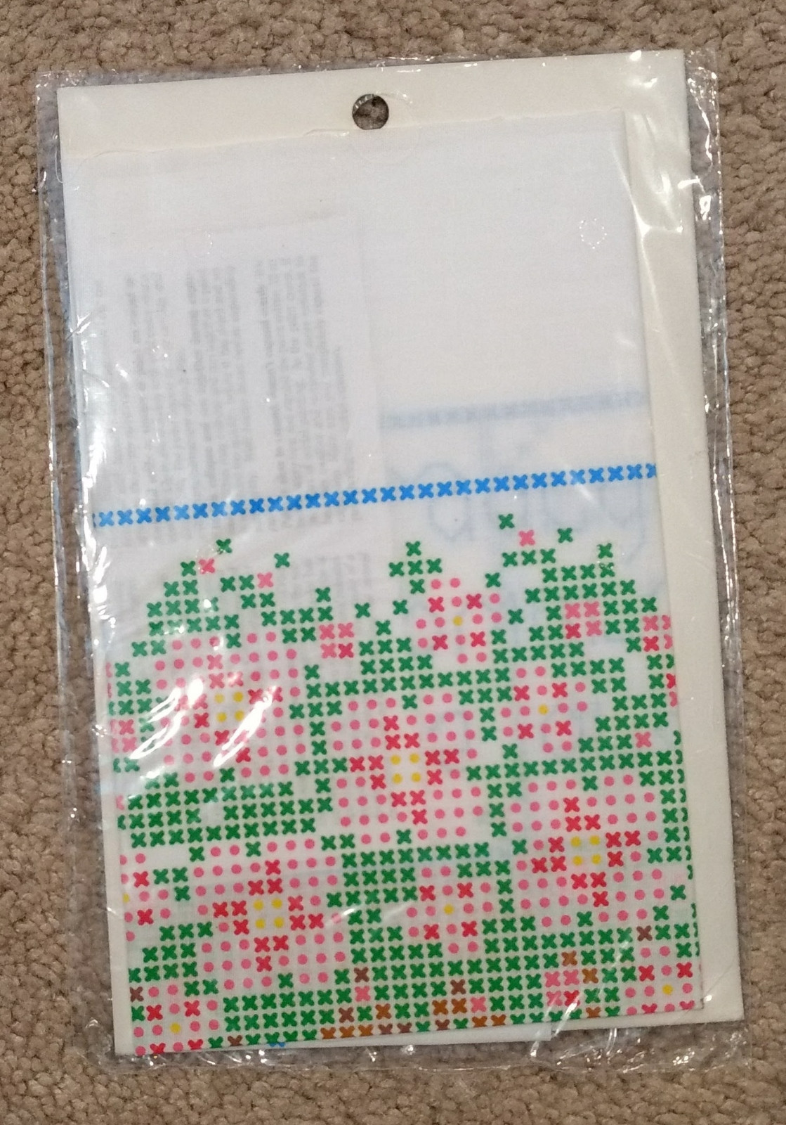 Bucilla Color Point Paint Stitching Sampler/Fabric/Art Project-Friends/Flowers