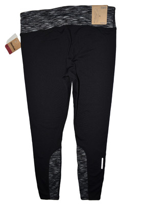 Reebok Skinny Legging Running Pants Sz Large Black New $70
