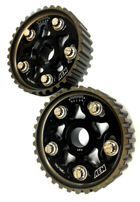 AEM Black Cam Gears 23-802BK B Series B18A B18B B16 B17 Acura Integra Civic Del 