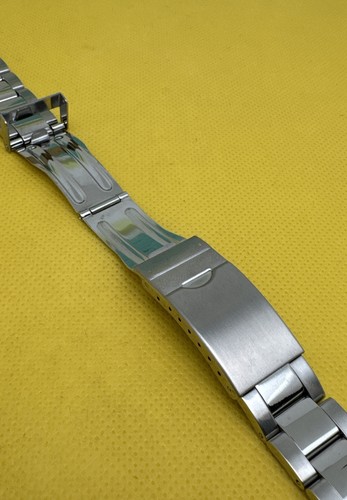 Oyster Style 20mm Bracelet STAINLESS STEEL NOS (To Fit)