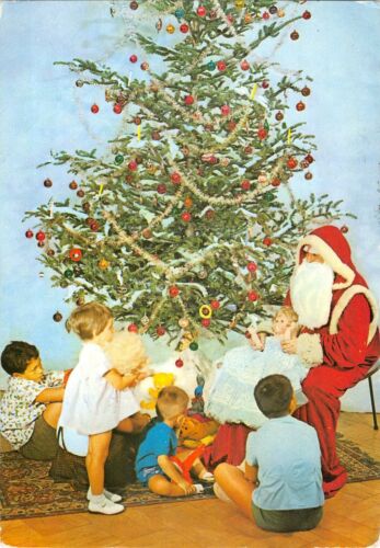 US4453 Christmas Tree Santa Claus Children Gifts Postcard | eBay US4453 Christmas Tree Santa Claus Children Gifts Postcard | eBay