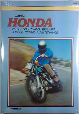 New Clymer Repair Manual M322 Honda 250 & 350cc Twins 1964-1974 (s1)
