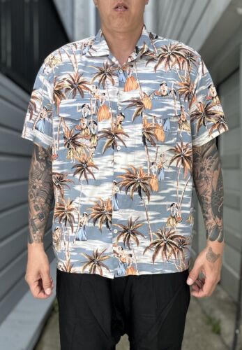 Vintage Stussy Hawaiian Shirt Made In USA Large Rayon 80's Vintage Stussy Hawaiian Shirt Made In USA Large Rayon 80's