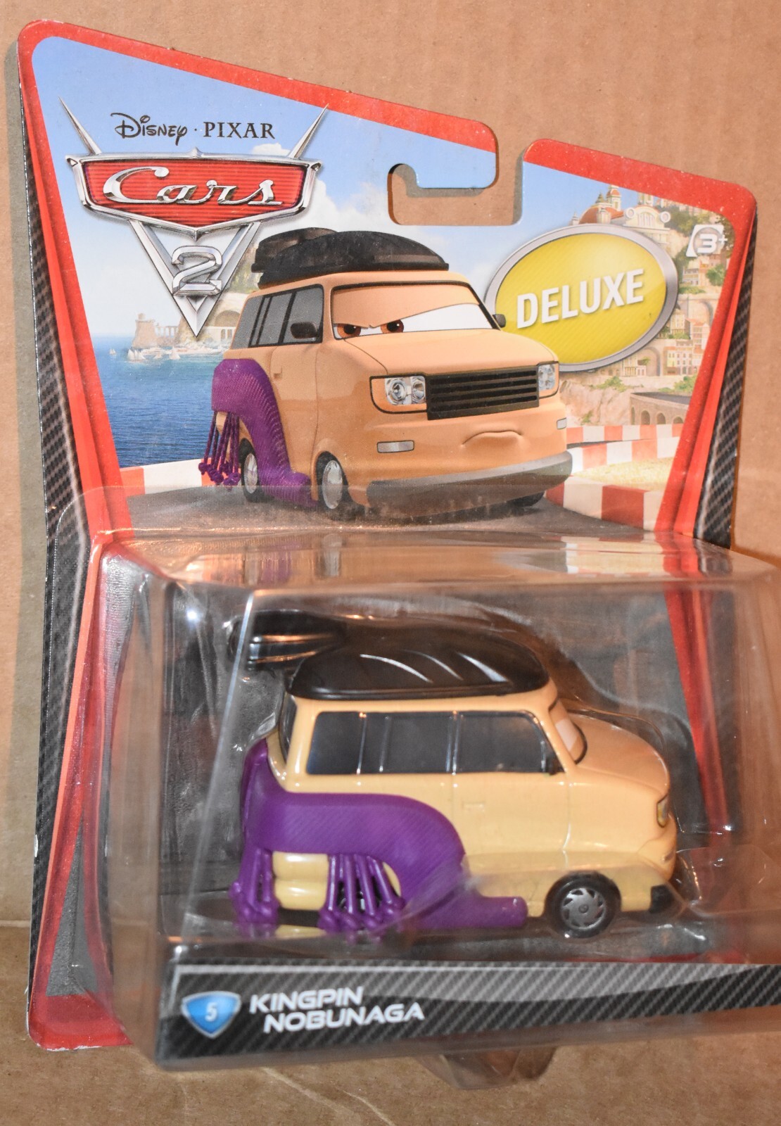 Disney Pixar Cars キングピン・ノブブンガ デラックス版 Disney Cars Deluxe Oversized Kingpin Nobunaga Diecast Car