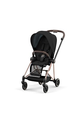 Cybex Platinum, Mios 3 Stroller - Rose Gold and Deep Black Seat Pack 