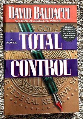 ARC David Baldacci Total Control Advance Reading Copy Trade Paperback