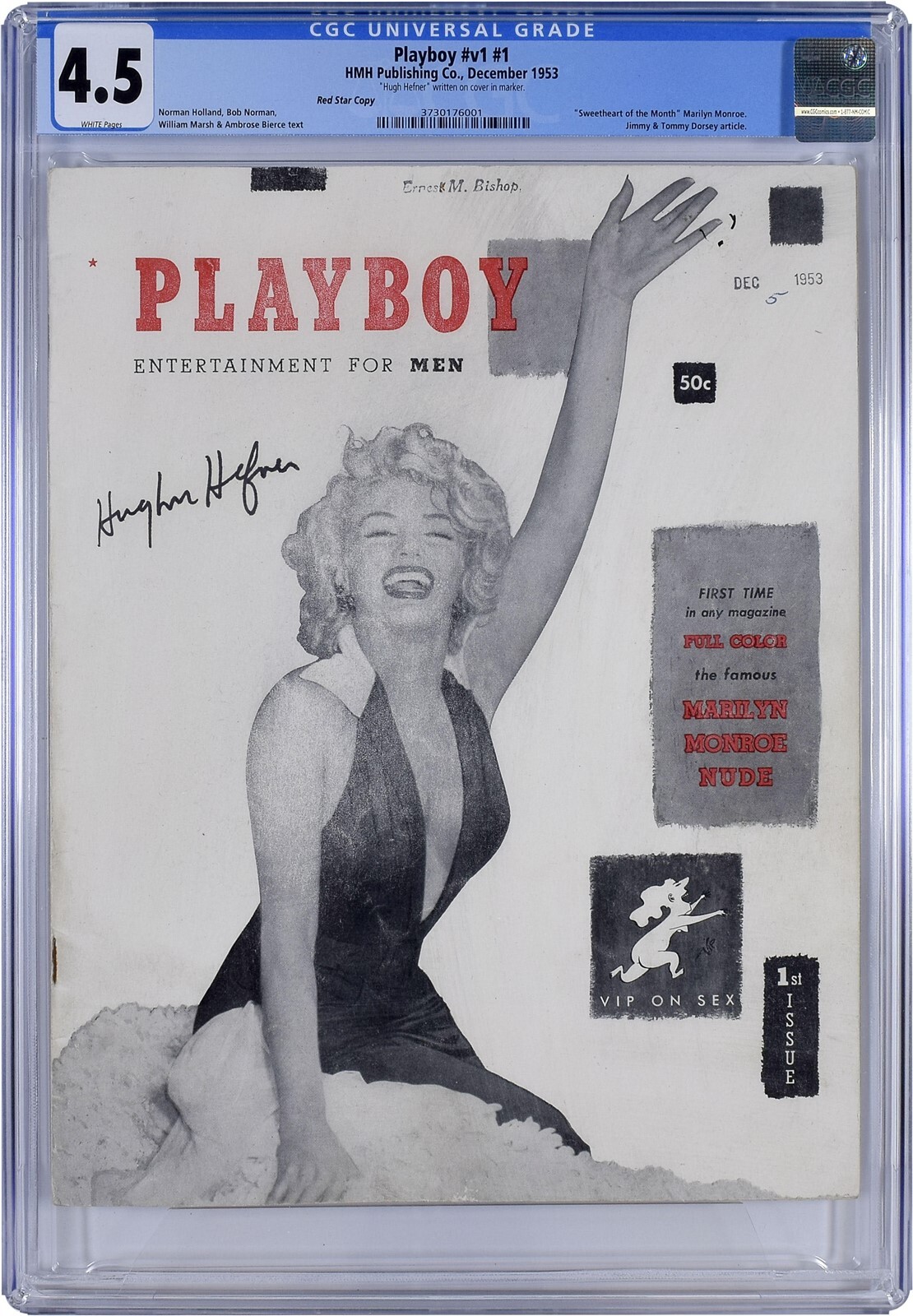 PLAYBOY 1963 JULY-DECEMBER 6号分　合本 Playboy #377 HMH Pub. July 2006 Japanese Version Marilyn