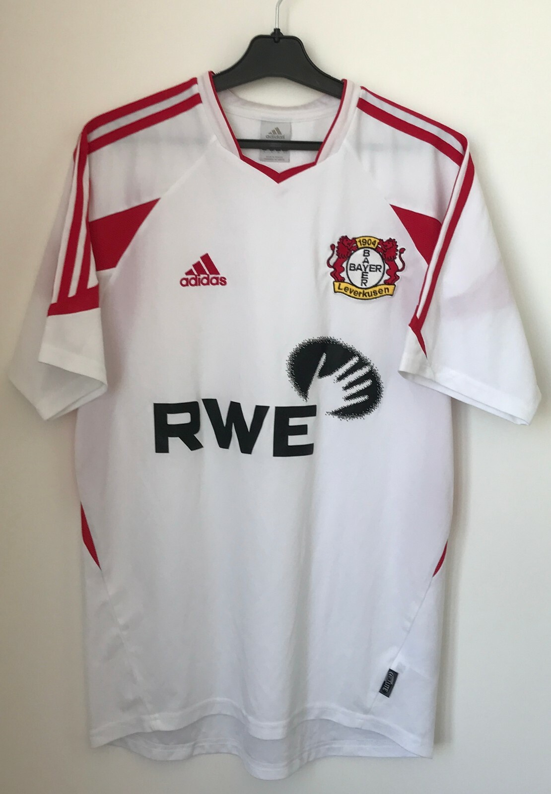 【珍品】adidas Bayer Leverkusen サッカーシャツ L ADIDAS BAYER LEVERKUSEN 2009 `ADLER` JERSEY BLACK - Soccer Plus