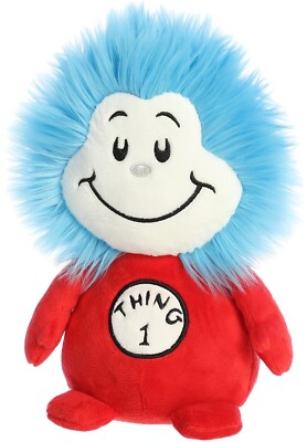Aurora - Small Red Dr. Seuss - 9'' Pop Art Thing One - Whimsical Stuffed Animal
