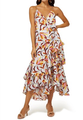 Acler marlay dress in Multi Floral Print